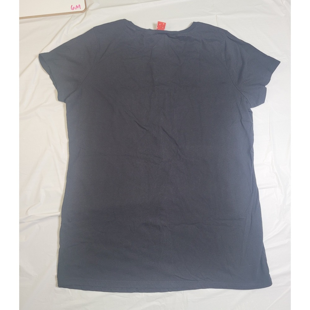 Womens Target short sleeve Christmas shirt. Black. Ho Ho Ho. Size Extra Large - Picture 5 of 5
